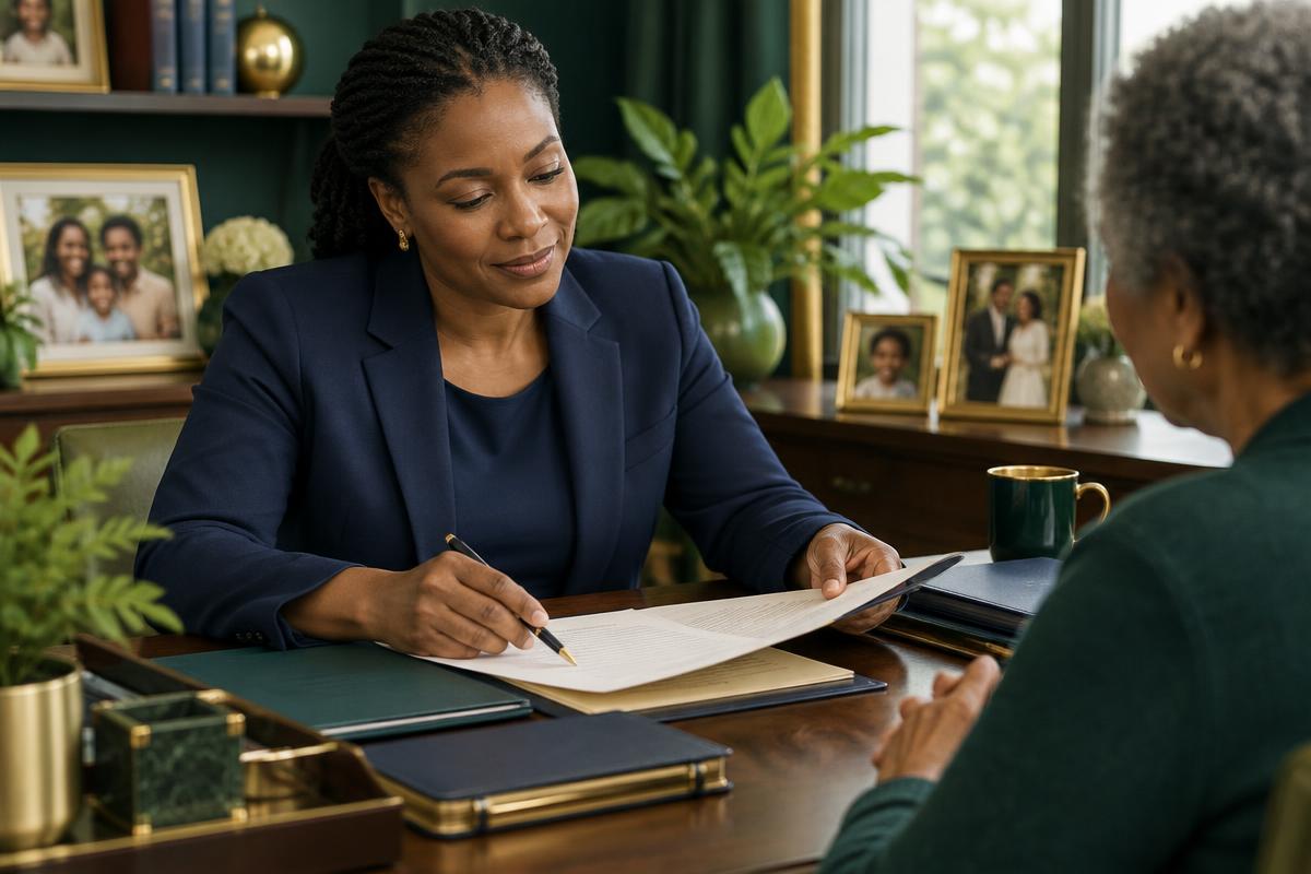 Estate planning documents consultation